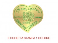 Etichette adesive per erboristerie, cosmetica, cosmesi (mm 36X34)  (cod.17M )